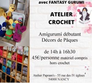 Atelier amigurumi débutant : décors de Pâques
